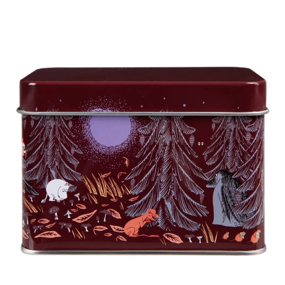 Moomin teepurkki Ikimetsä punainen