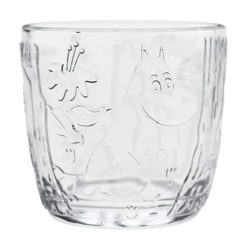 Moomin Arabia juomalasi 28 cm kirkas 2 kpl