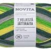 Novita 7 Veljestä Raita lanka Jättiraita 150g 8281 havu