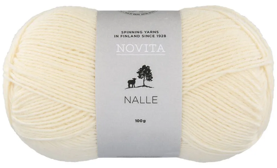 Novita Nalle lanka 100 g 010 luonnonvalkoinen