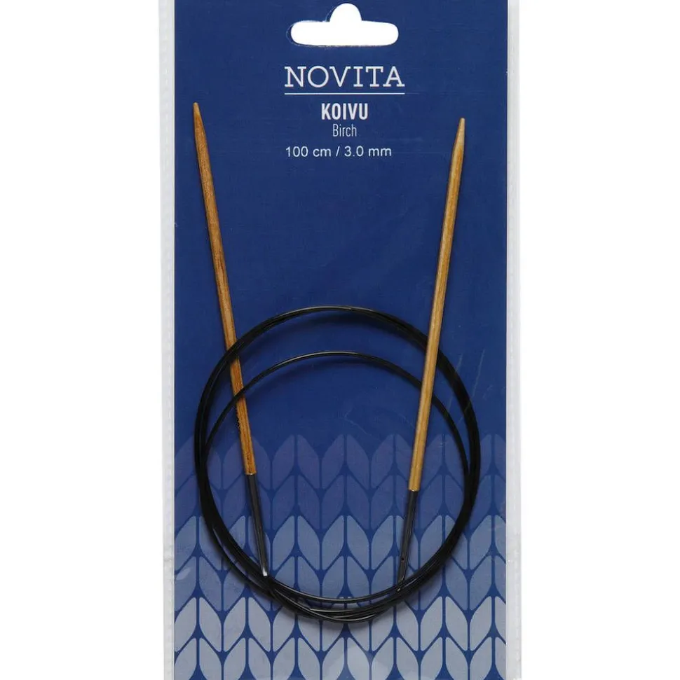 Novita Pyöröpuikot 100 cm koivu 3.0