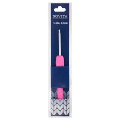 Novita Virkkuukoukku ergonominen 14 cm 3.0