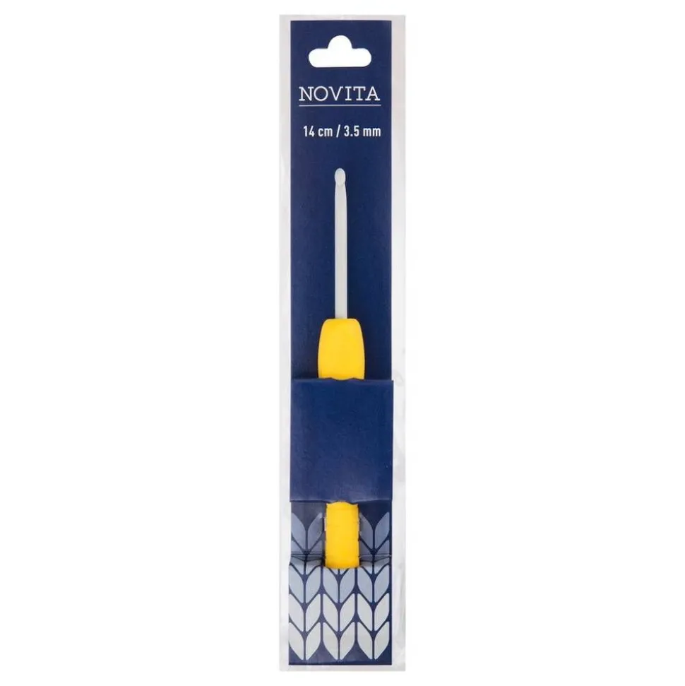 Novita Virkkuukoukku ergonominen 14 cm 3.5