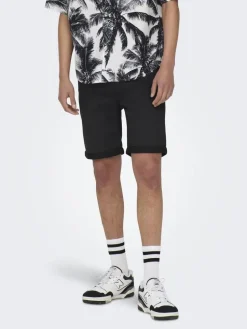 Only & Sons farkkushortsit Onsply Blk Jog