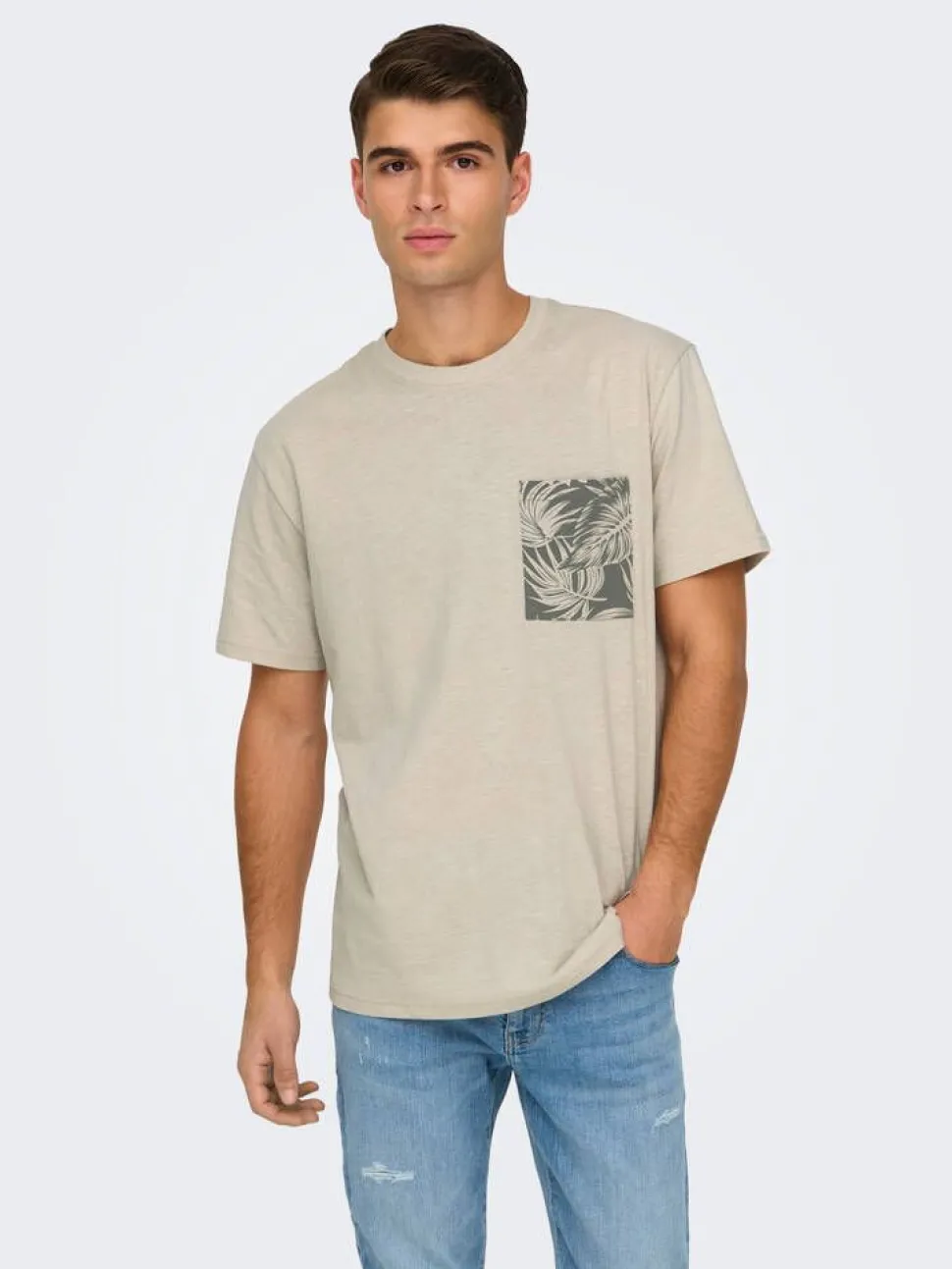 Only & Sons t-paita Onsperry Life Reg Leaf