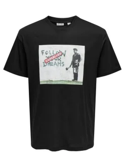 Only & Sons t-paita Onsbanksy