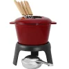 Opa fondue-setti Arki kuudelle valurauta