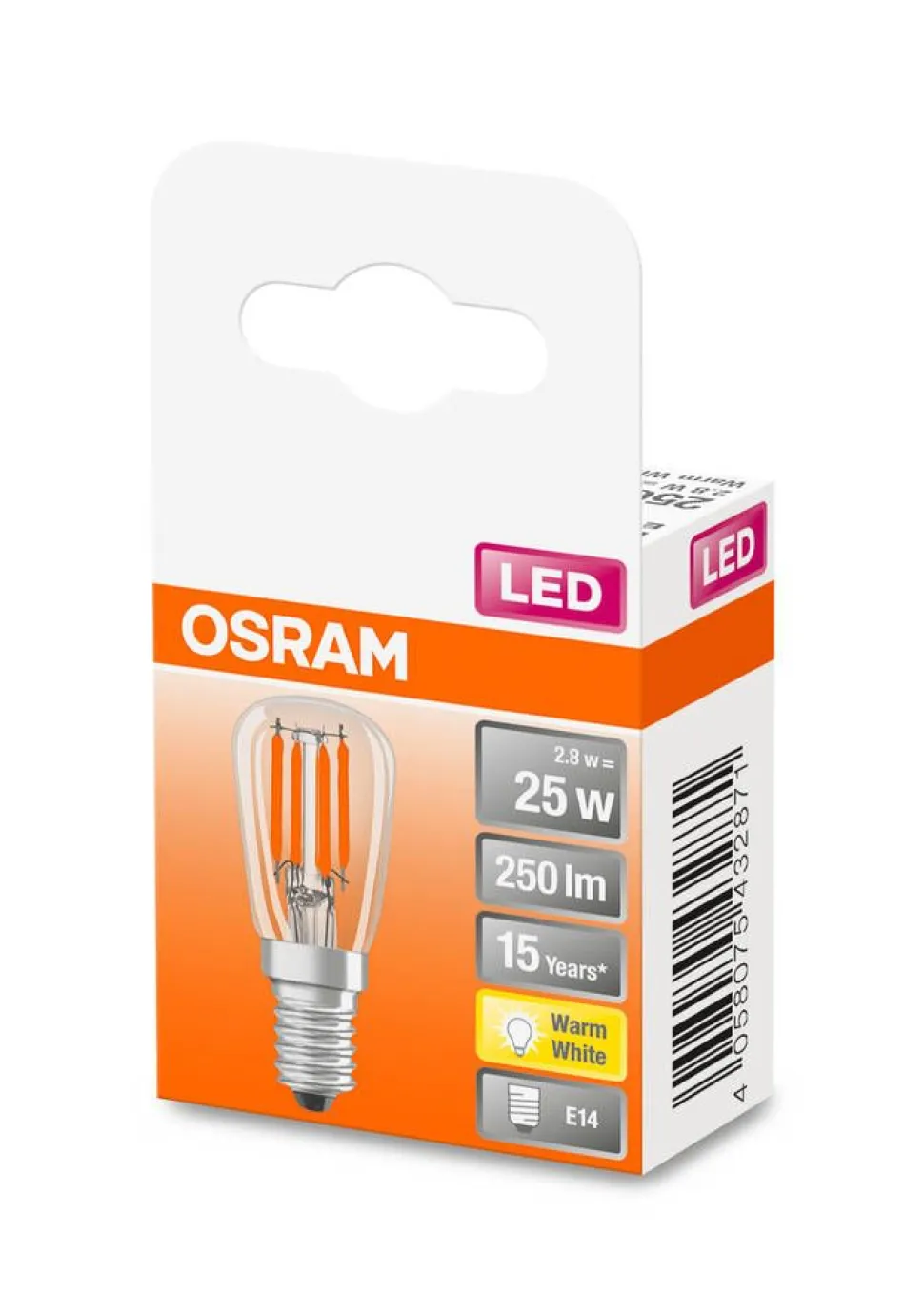 Osram LED kodinkonelamppu 250lm 2700K E14