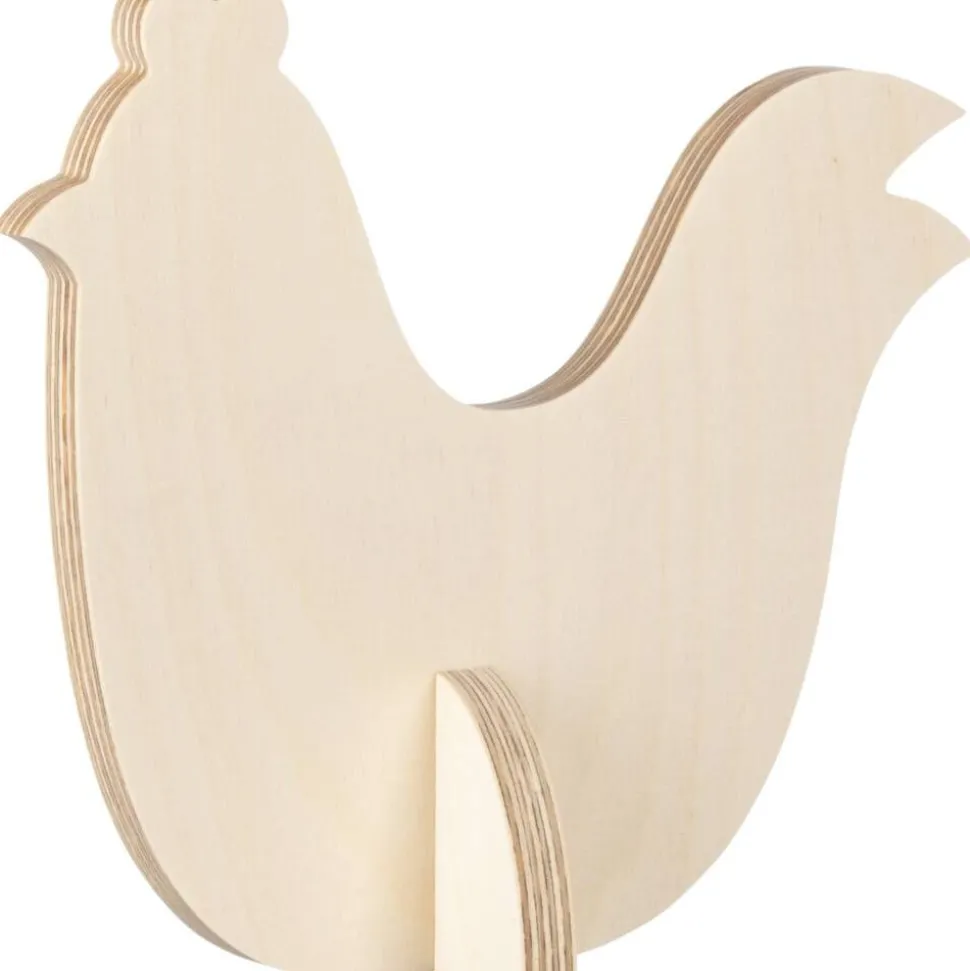 Pentik puukoriste Lupu 18 cm luonnollinen puu