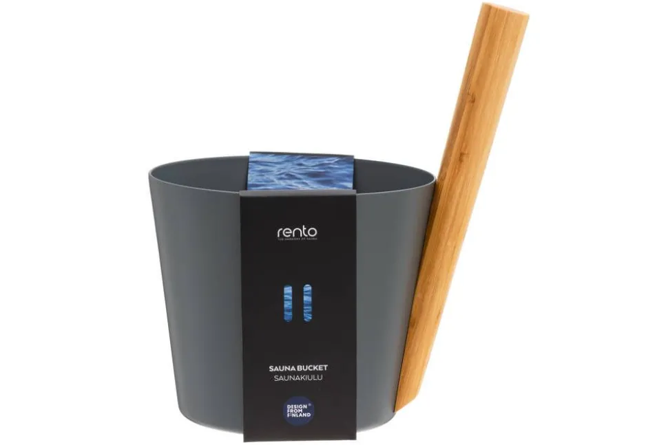 Rento saunakiulu alumiini harmaa