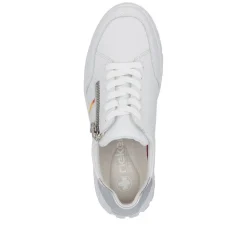 Rieker tennarit N1313-80 Weiss Silber