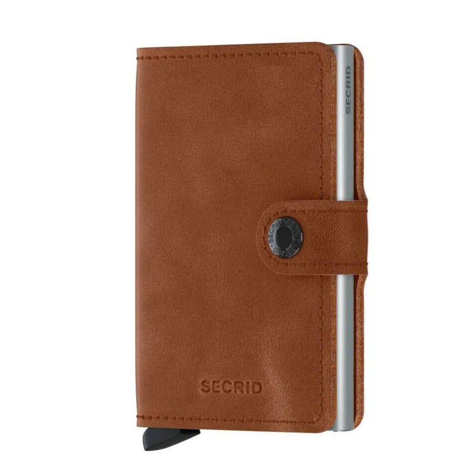 Secrid lompakko Miniwallet Vintage cognac-silver