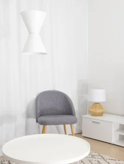 Sessak Länsi designriippuvalaisin valkoinen