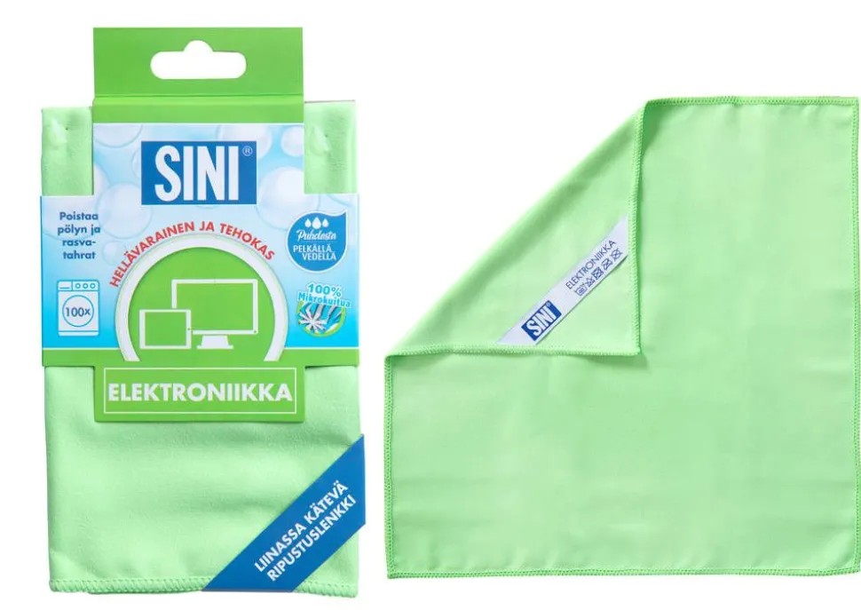 Sini elektroniikkaliina mikrokuitua