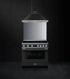 Smeg induktioliesi monitoimiuunilla CPF9IPAN Portofino antrasiitt