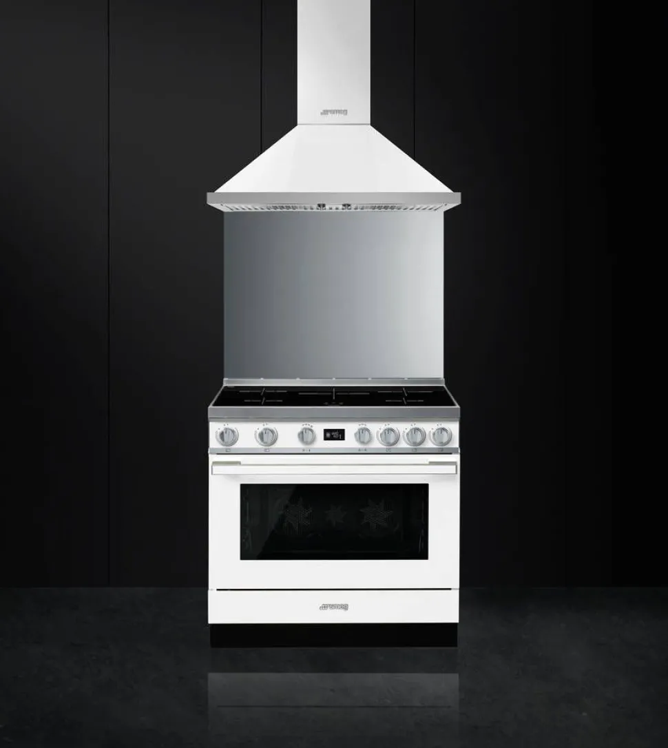 Smeg induktioliesi monitoimiuunilla CPF9IPWH Portofino valkoinen