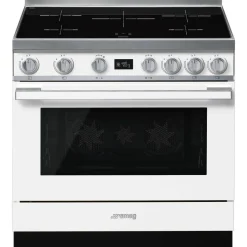 Smeg induktioliesi monitoimiuunilla CPF9IPWH Portofino valkoinen