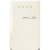 Smeg retrojääkaappi FAB5LCR5 73 cm, kerma, vasen