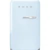 Smeg retrojääkaappi FAB5LPB5 73 cm, pastellinsininen, vasen
