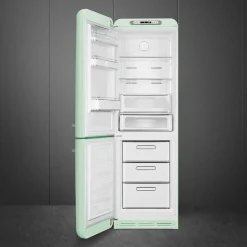 Smeg retrojääkaappi FAB32LPG5 pastellinvihreä, vasen