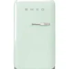 Smeg retrojääkaappi FAB5LPG5 73 cm, pastellinvihreä, vasen