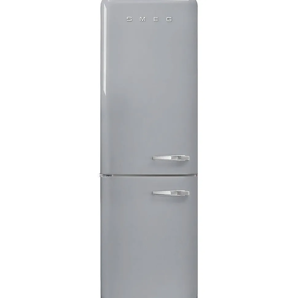 Smeg retrojääkaappi FAB32LSV5 hopea, vasen