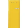 Smeg retrojääkaappi FAB28LYW5 153 cm, kelt., vasen