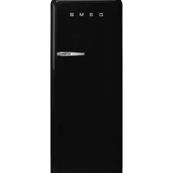 Smeg retrojääkaappi FAB28RBL5 153 cm, musta, oikea