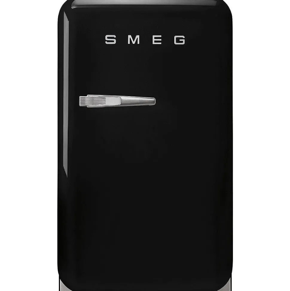 Smeg retrojääkaappi FAB5RBL5 73 cm, musta, oikea