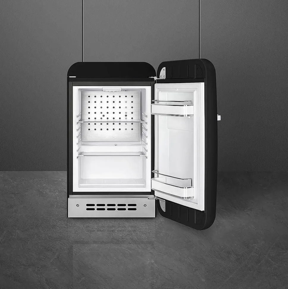Smeg retrojääkaappi FAB5RBL5 73 cm, musta, oikea