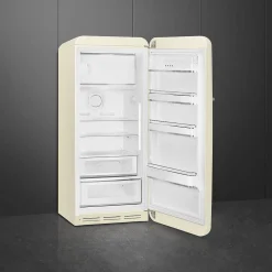 Smeg retrojääkaappi FAB28RCR5 153 cm, kerma, oikea