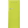 Smeg retrojääkaappi FAB28RLI5 153 cm, lime, oikea
