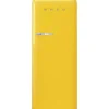 Smeg retrojääkaappi FAB28RYW5 153 cm, kelt., oikea
