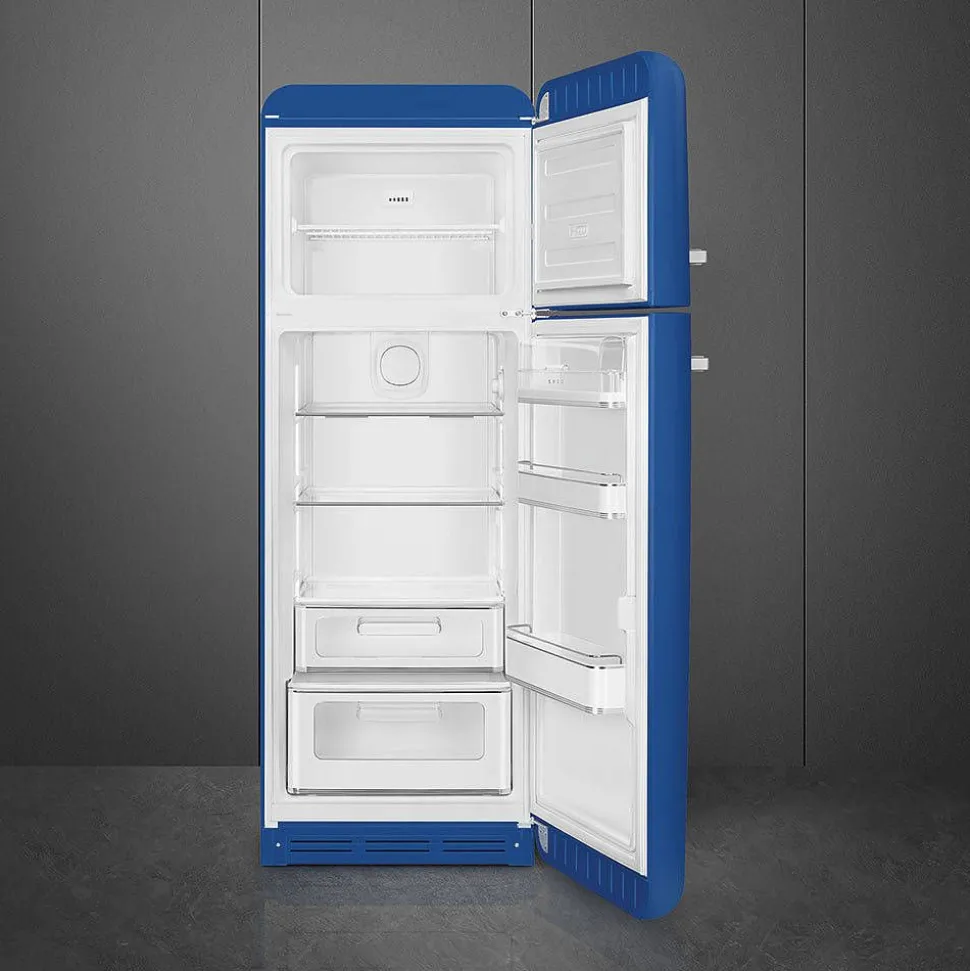 Smeg retrojääkaappipakastin FAB30RBE5 sininen, oikea