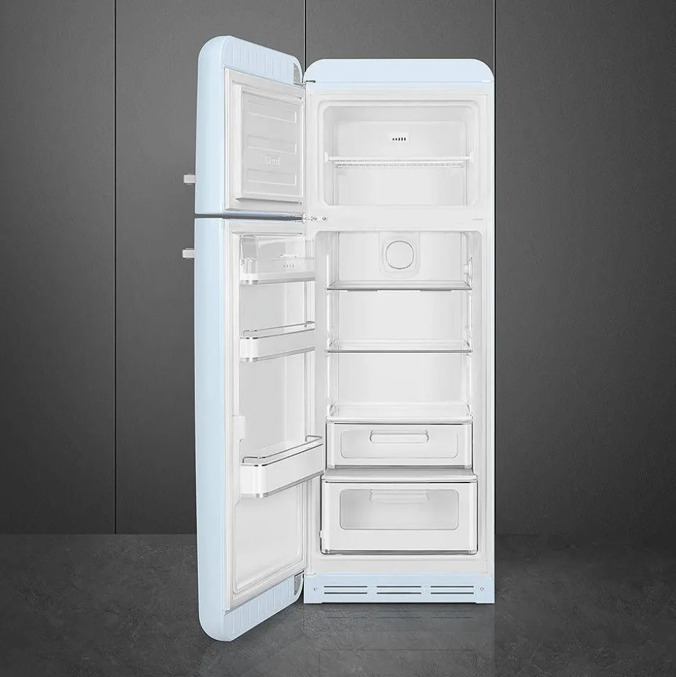 Smeg retrojääkaappipakastin FAB30LPB5 pastellinsininen, vasen