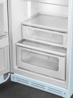 Smeg retrojääkaappipakastin FAB30LPB5 pastellinsininen, vasen