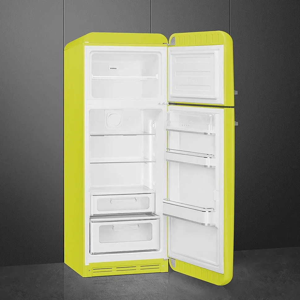 Smeg retrojääkaappipakastin FAB30RLI5 limevihreä, oikea