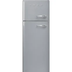 Smeg retrojääkaappipakastin FAB30LSV5 hopea, vasen