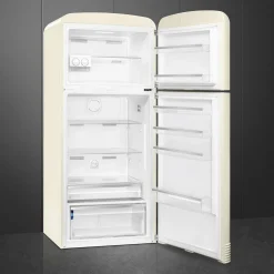 Smeg retrojääkaappi-pakastin FAB50RCR5, kerma, oikea