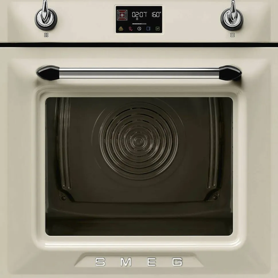 Smeg SOP6902S2PP 60cm yhdistelmähöyryuuni Viktoria, kerma