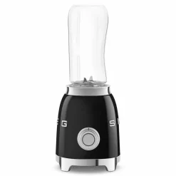 Smeg tehosekoitin kahdella 600 ml pullolla, musta PBF01BLEU