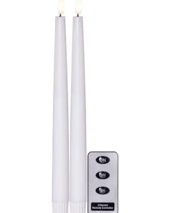 Star Trading LED-antiikkikynttilä Flamme Slim 28 cm valkoine
