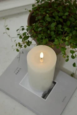 Star Trading LED-kynttilä Flamme Flow 17,5 cm valkoinen