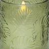 Star Trading LED-kynttilä Flamme Leaf 10 cm vihreä