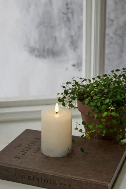 Star Trading LED-kynttilä Flamme Flow 12,5 cm valkoinen