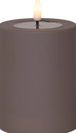 Star Trading LED-kynttilä Flamme Soft 12,5 cm ruskea