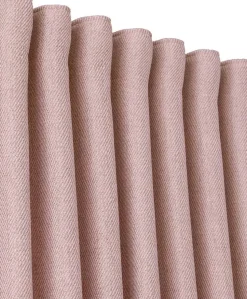 Svanefors verhot Greenwich 140x280 cm vaalea roosa 2 kpl