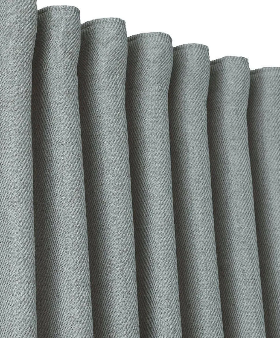 Svanefors verhot Greenwich 140x280 cm harmaa 2 kpl