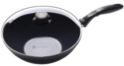 Swiss Diamond XD Wok + kansi 28 cm / 3,7 L induktio