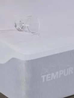 TEMPUR 200x220x17 cm muotoonommeltu suojalakana Organic Cott